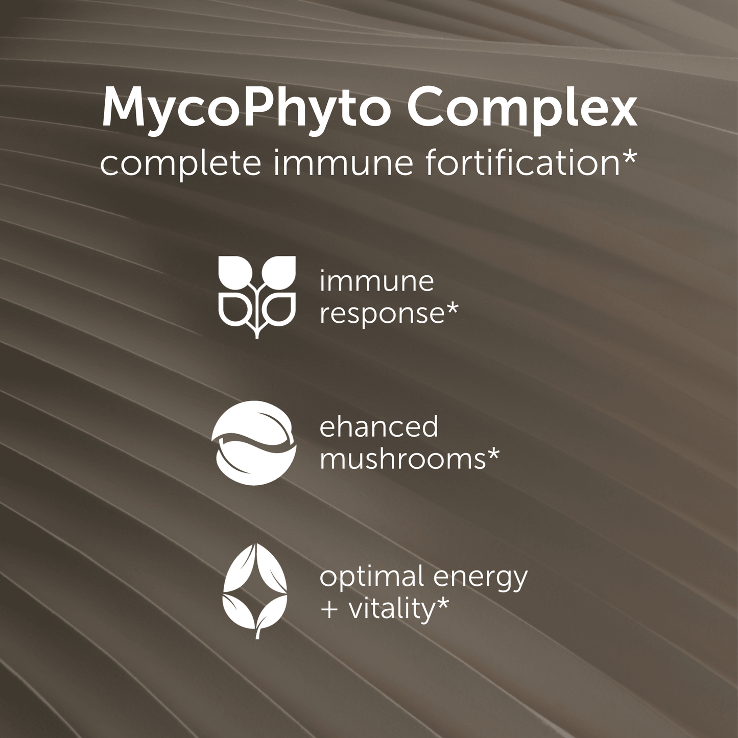 reishi mushroom supplement bottle side, 60 capsules